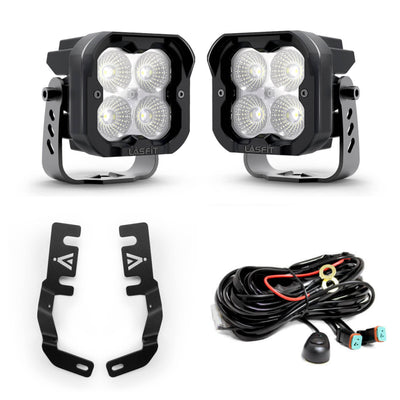 3" LED Pod Ditch Light Kit for 2019-2022 Ford Ranger | LASFIT