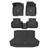 Honda Civic 2022-2024 Custom Floor Mats TPE Material 1st & 2nd Row Fit Coupe, Sedan, Hatchback, Sport