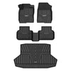 Honda Civic 2022-2024 Custom Floor Mats TPE Material 1st & 2nd Row Fit Coupe, Sedan, Hatchback, Sport