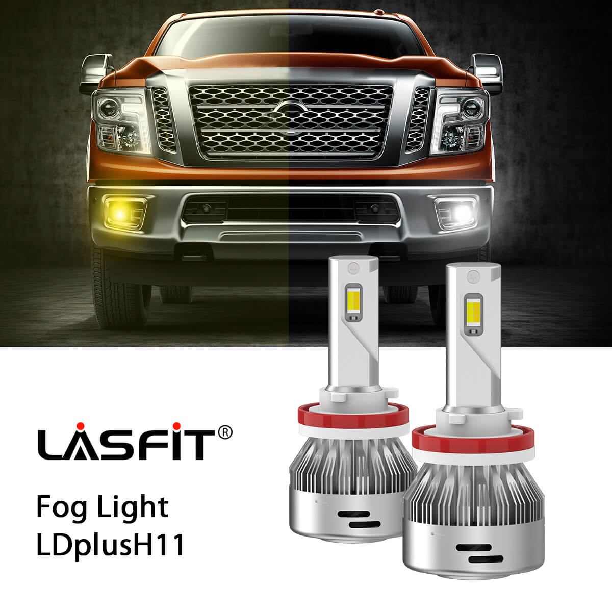 CHUSYYRAY 6x Combo LED Headlight & Fog Light Bulbs For Nissan Titan 2004-2015 – 9005/9006/880