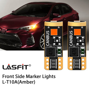 Fit for 2017-2021 Toyota Corolla LED Turn Signal Light Exterior Interior Bulbs Plug n Play