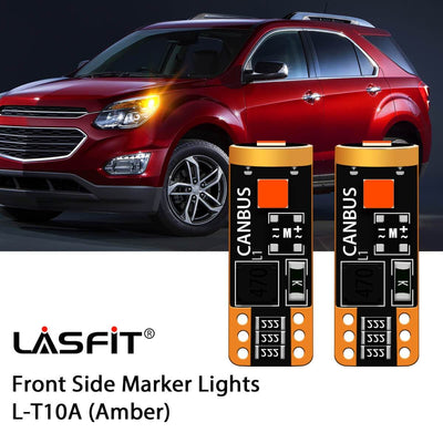 2016-2017 Chevy Equinox LED Side Marker Light Upgrade Amber LASFIT