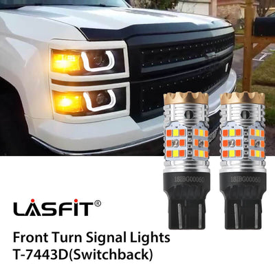 Error Free LED Turn Signal Light Fit 2014-2019 Chevy Silverado 1500 LASFIT