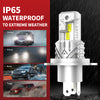 H4 LED headlight bulb plug play waterproof