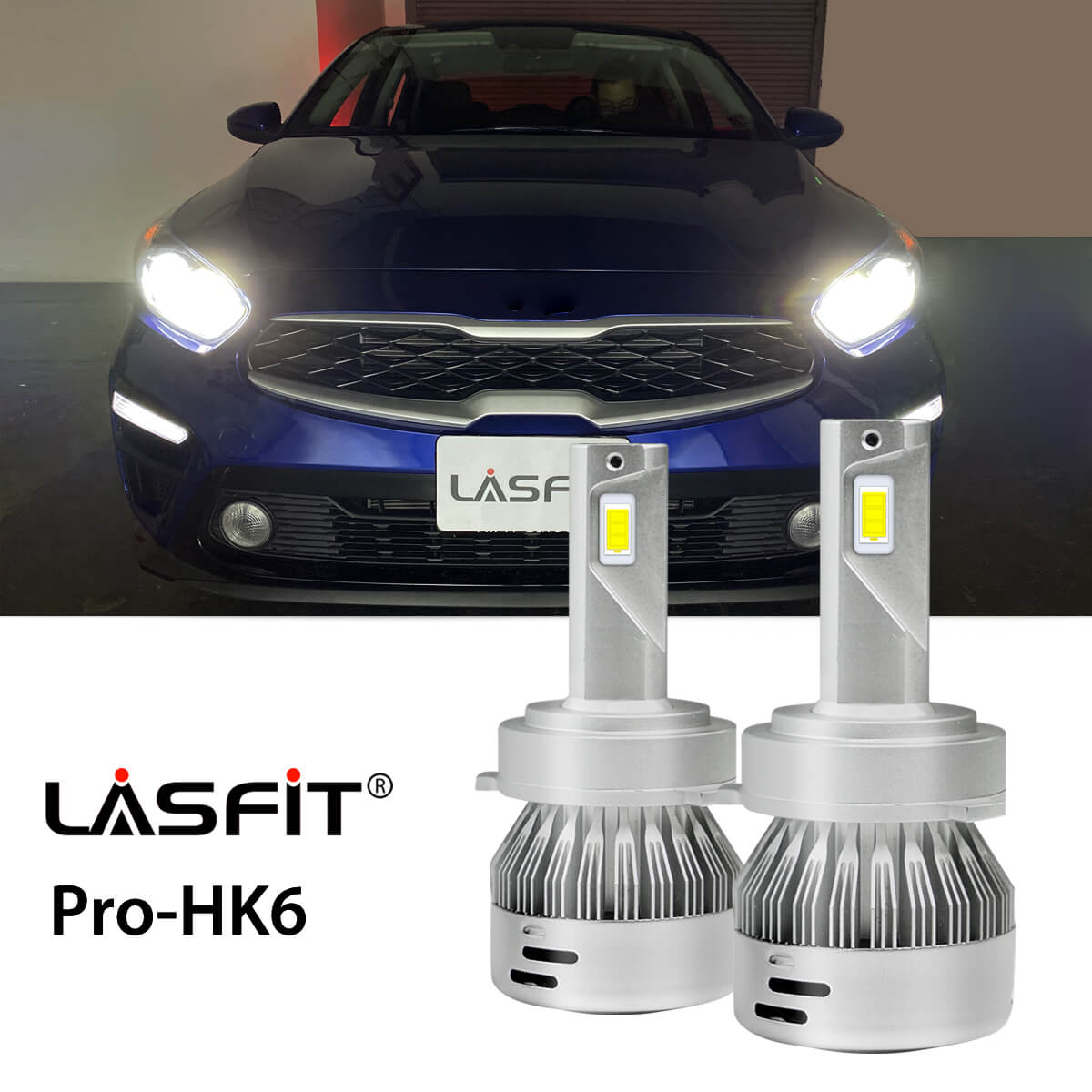 2019 2020 Kia Forte 9005 Custom H7 LED Bulbs｜Lasfit