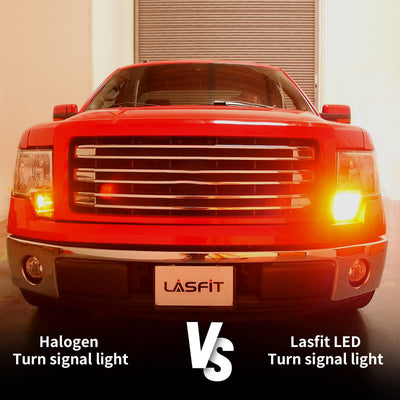 Halogen bulb vs Lasfit led turn signal light