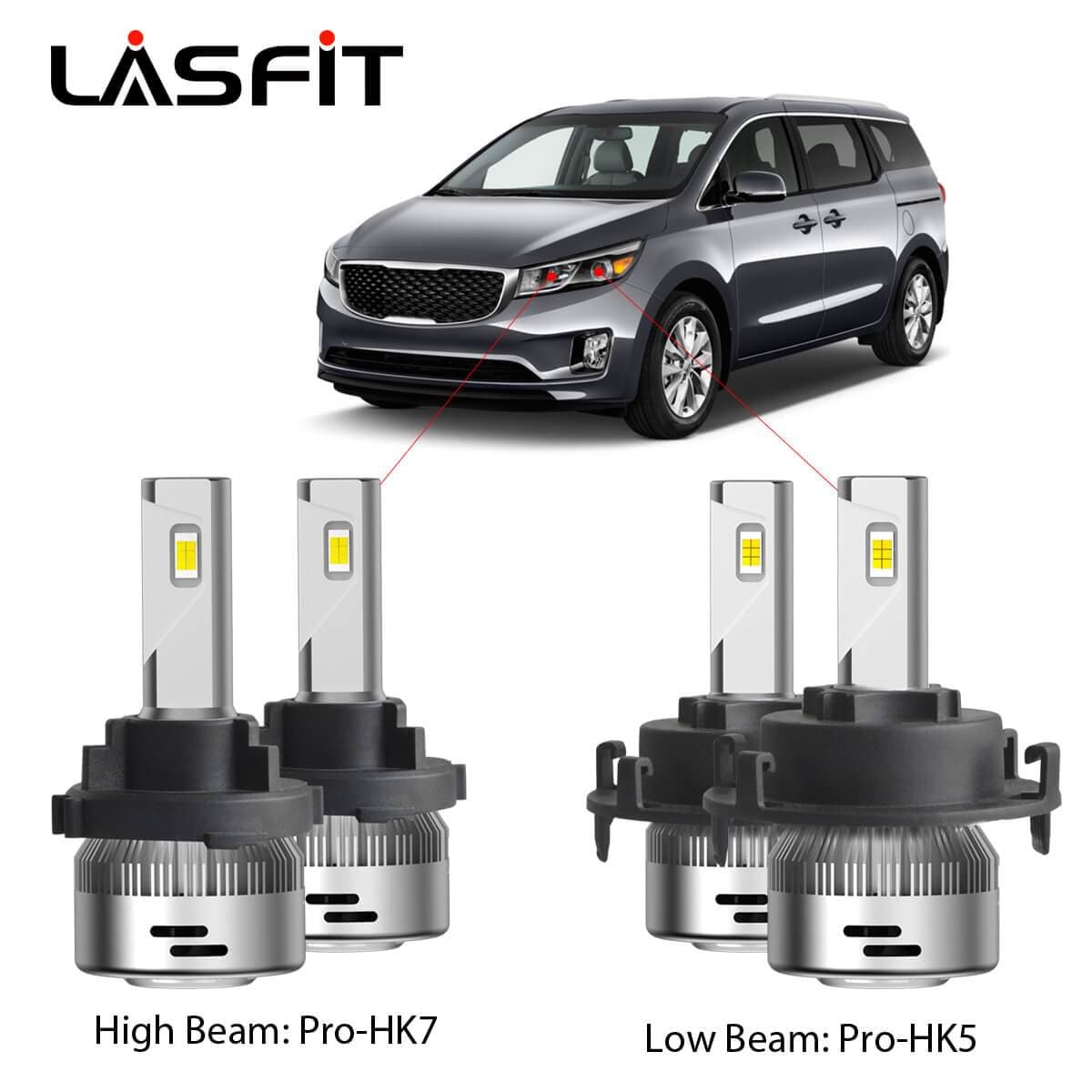 2015-2021 Kia Sedona Custom H7 LED Bulbs | Lasfit