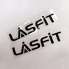 LASFIT Customized Waterproof Stickers-4.7in | Black