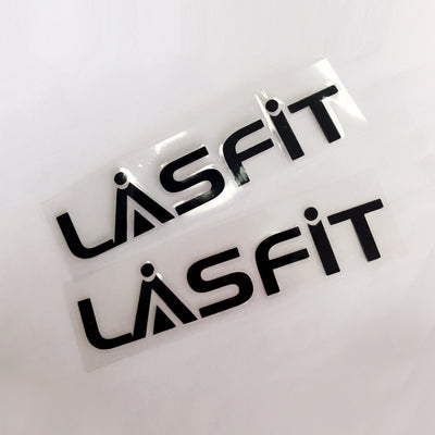 LASFIT Customized Waterproof Stickers-7.1in | Black