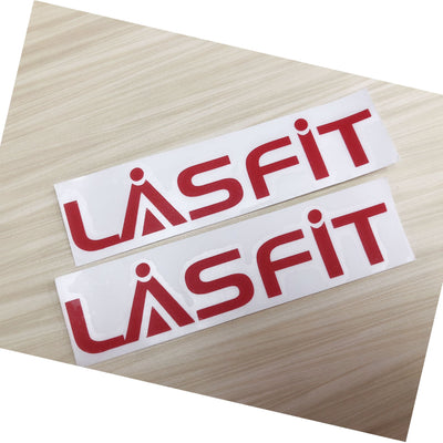 LASFIT Customized Waterproof Stickers-4.7in | Red