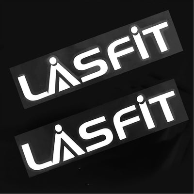 LASFIT Customized Waterproof Stickers-4.7in | White