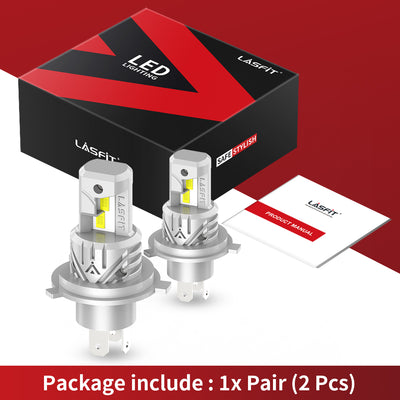 L1 plus series H4 LED Bulb package include