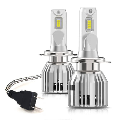 LC Plus H7 LED Bulbs 50W 5000LM 6000K White Plus H7 Bulb Adapter Holders TK002