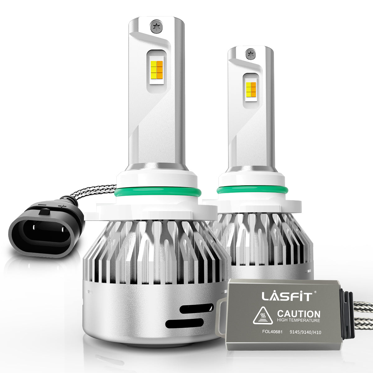 Color Changing 9145 H10 LED Fog Light Bulbs｜Switchback｜Lasfit