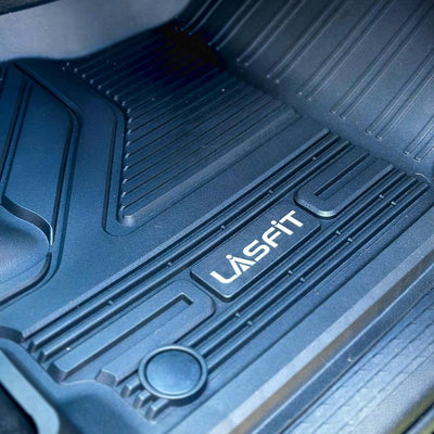 Ram 1500 Crew Cab 2019-2023 Custom Floor Mats TPE Material 1st & 2nd Row Seat, Don't Fit Quad Cab & Mega Cab
