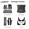 Tesla Model 3 Floor Mats 2022-2023 TPE Material 1st & 2nd & Cargo Custom All Weather Guard Interior Liners