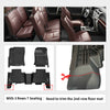 Lexus GX460 2014-2021 2022 Custom Floor Mats TPE Material 1st & 2nd Row Only
