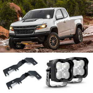 3" LED Pod Ditch Light Kit for 2015-2022 Chevrolet Colorado/GMC Canyon
