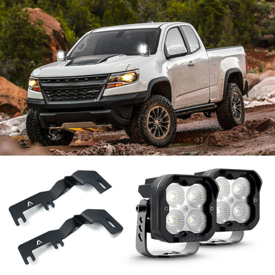 3" LED Pod Ditch Light Kit for 2015-2022 Chevrolet Colorado/GMC Canyon | LASFIT