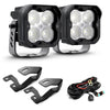 3" LED Pod Ditch Light Kit for 2021 Ford Bronco Sport | LASFIT