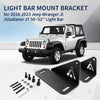 2018-2023 Jeep Wrangler JL Gladiator JT 50" 52'' Light Bar Hood Mount Brackets | LASFIT