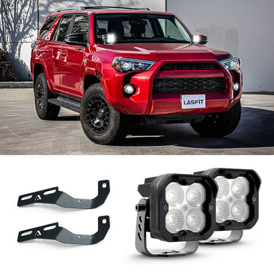 3" LED Pod Ditch Light Kit for 2014-2023 Toyota 4Runner | LASFIT