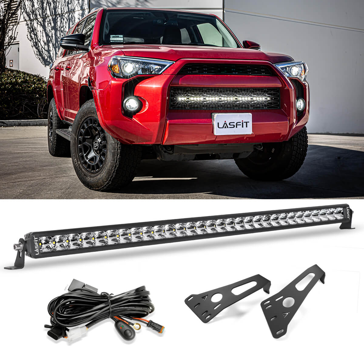 32 Lower Bumper Hidden LED Light Bar Kit For 2014-2023 Toyota 4Runner
