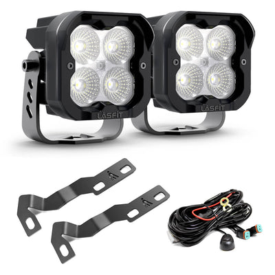 3" LED Pod Ditch Light Kit for 2016-2023 Toyota Tacoma | LASFIT