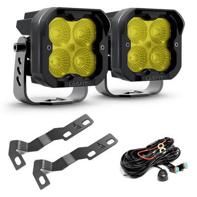 3" LED Pod Ditch Light Kit for 2016-2023 Toyota Tacoma | LASFIT