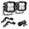 3" LED Pod Ditch Light Kit for 2014-2021 Toyota Tundra | LASFIT