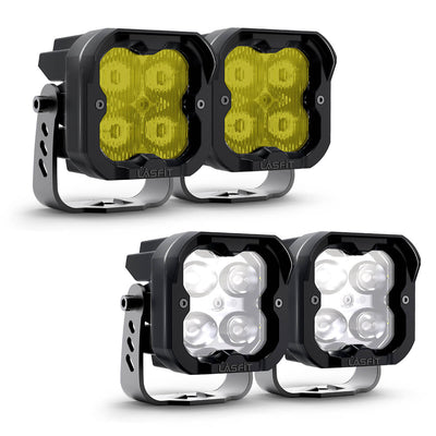 lasfit yellow driving lights and white fog lighhts