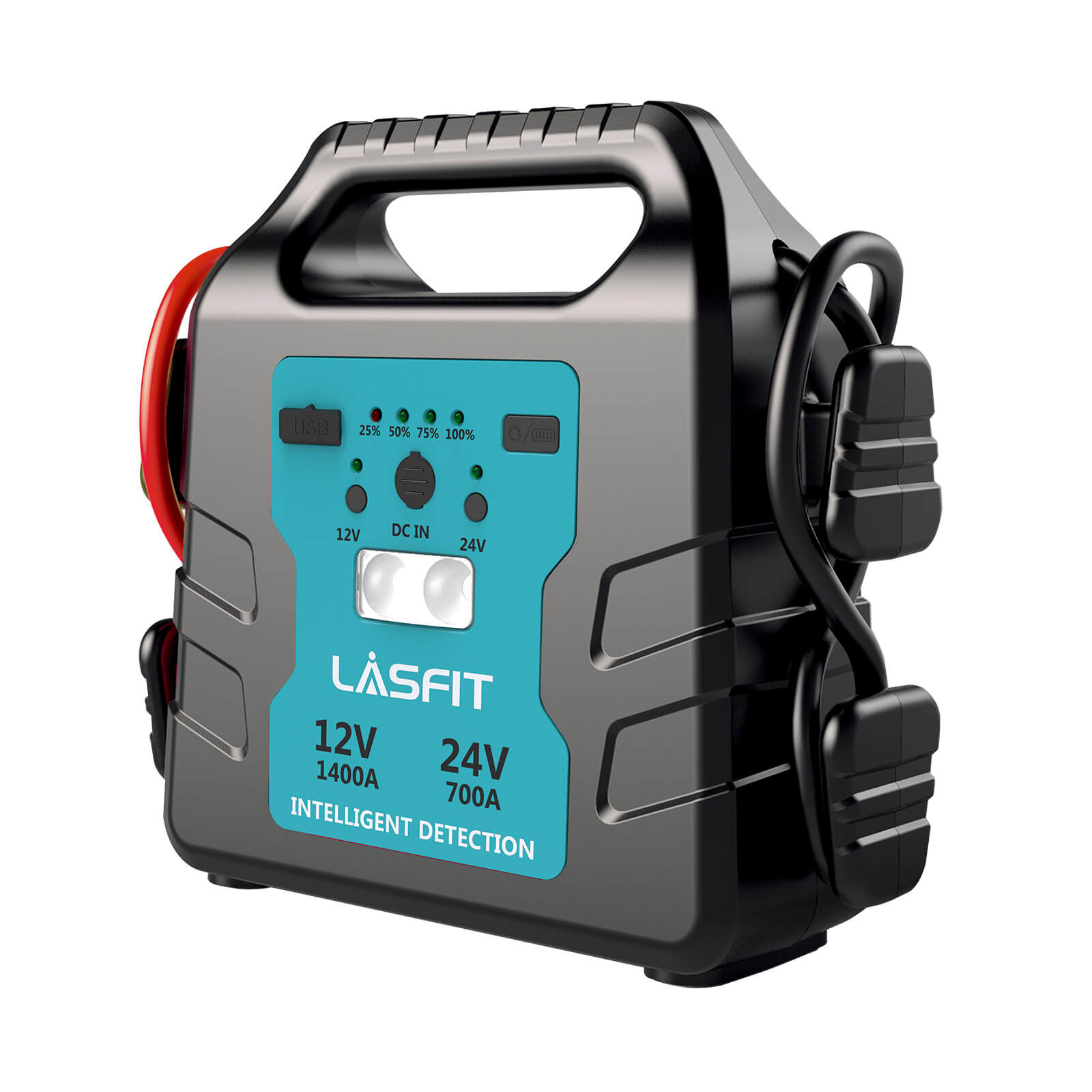 Heavy-Duty Commercial Jump Starter 12V/24V｜Lasfit