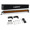 Lasfit 22 inch led slim single row combo flood spot beam amber light bar