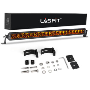 lasfit 22" led single row amber light bars