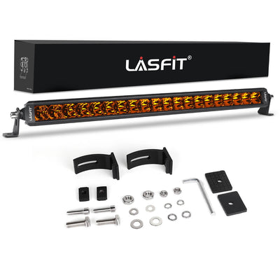 lasfit 22" led single row amber light bars