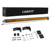 lasfit 32" amber light bars with combo flood spot beam