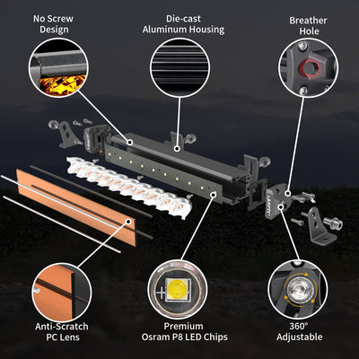 lasfit amber light bars details