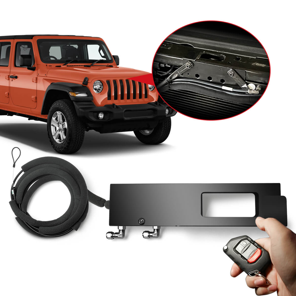 Mopar Clear Turn Signals for 2007-2018 Wrangler JK 