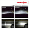 Lasfit LC6 9007 customer feedback images of high beam and low beam