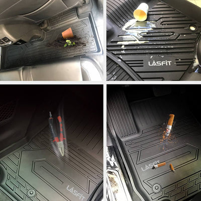 Lasfit 2017-2020 Tesla Model 3 Floor Mats Easy to Clean