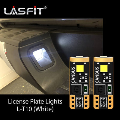 2014-2020 Toyota Tundra LED License Plate Light Upgrade 6000K Bright White LASFIT