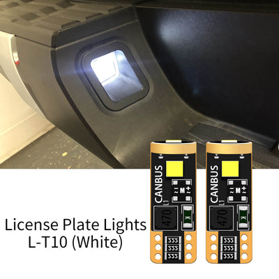 Toyota Tundra LED license plate lights