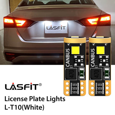 2019-2020 Nissan Altima LED License Plate Light Upgrade 6000K Bright White LASFIT