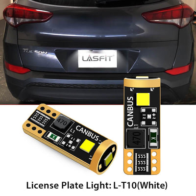 2016-2020 Hyundai Tucson LED License Plate Light Upgrade 6000K Bright White LASFIT