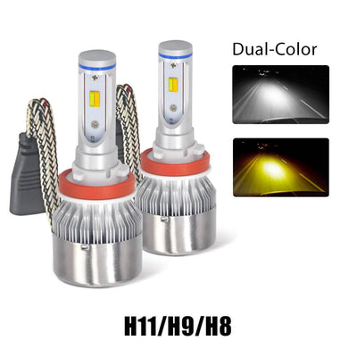 LASFIT LED Fog Light Bulbs 2 Color Modes | Package of 2 Bulbs | CY