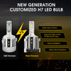 Plug and Play H7 LED Bulb w/Retainer Adapter for Volkswagen Golf Passat GTI Tiguan Mercedes-Benz Metris Pro G2 | 2 Bulbs