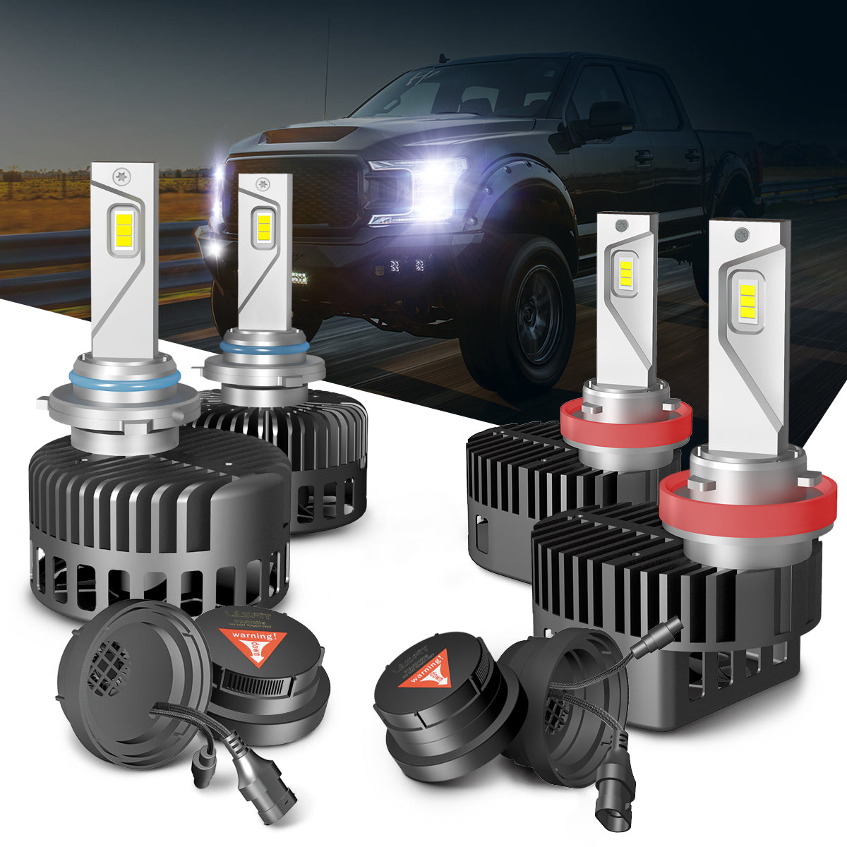 Custom Engineered for 2023-2025 Ford F-250 F-350 Super Duty XL XLT LED Bulbs Upgrade | Tested and Verified