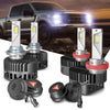 Ford F-150 XL XLT 2021-2023 Custom H11 9005 LED Bulbs w/Dust Cover | Pro-DC Series