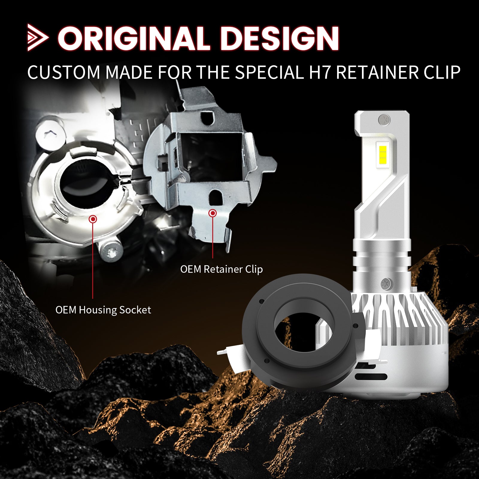 LASFIT H7 LED Bulbs for VW BMW Mercedes | Plug and Play