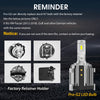 Plug and Play H7 LED Bulb w/Retainer Adapter for VW Golf Passat GTI Tiguan Mercedes-Benz Metris Pro G2 | 2 Bulbs